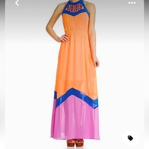 Gianni Bini color block dress